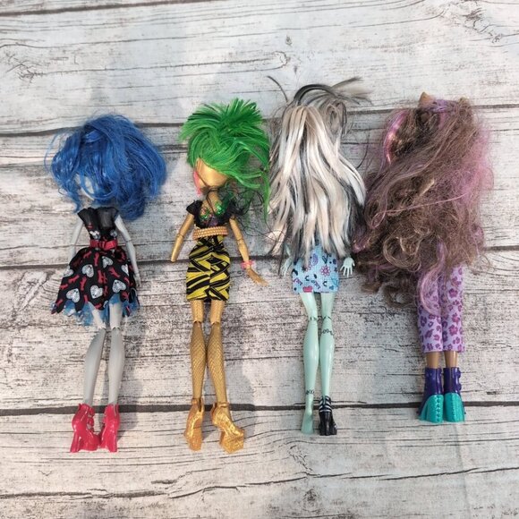 Mattel Monster High Doll Lot – Frankie Stein, Clawdeen Wolf & More - Picture 2 of 10